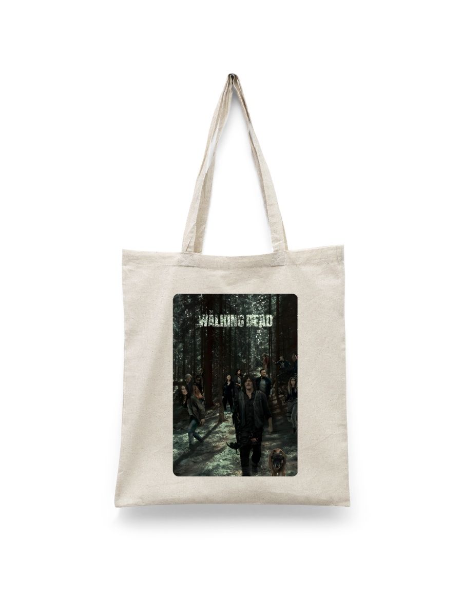 

Шоппер унисекс Каждому Своё Ходячие мертвецы/The Walking Dead SRHM33, белый, Ходячие мертвецы/The Walking Dead SRHM33