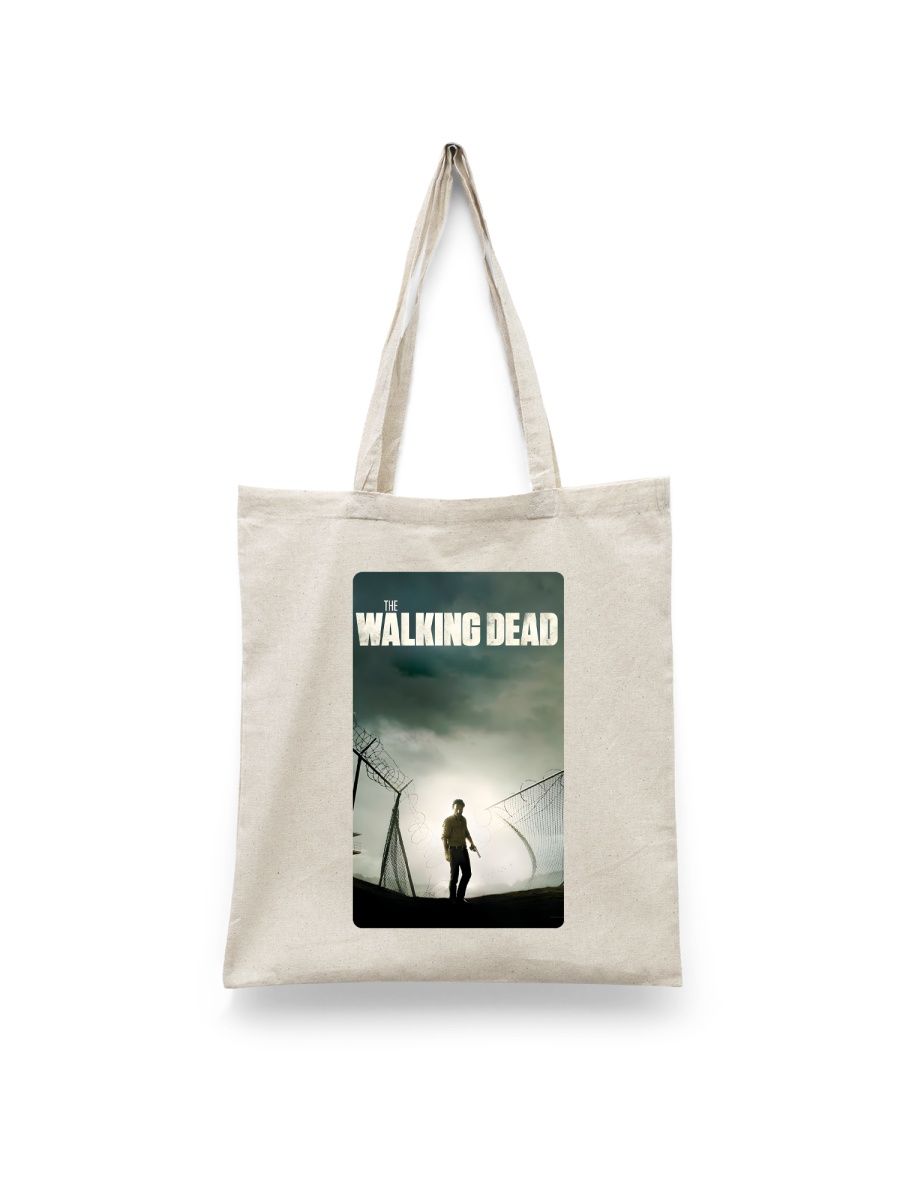 

Шоппер унисекс Каждому Своё Ходячие мертвецы/The Walking Dead SRHM35, белый, Ходячие мертвецы/The Walking Dead SRHM35