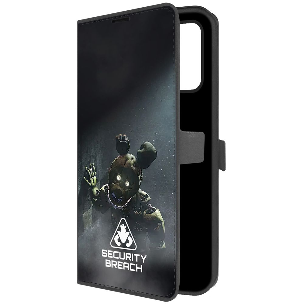 

Чехол-книжка Krutoff Eco Book для Samsung Galaxy A32 (A325) ФНАФ - Нарушение безопасности, Черный