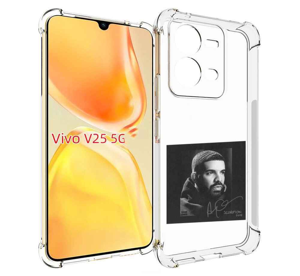 

Чехол MyPads Drake - Scorpion для Vivo V25 5G / V25e, Прозрачный, Tocco