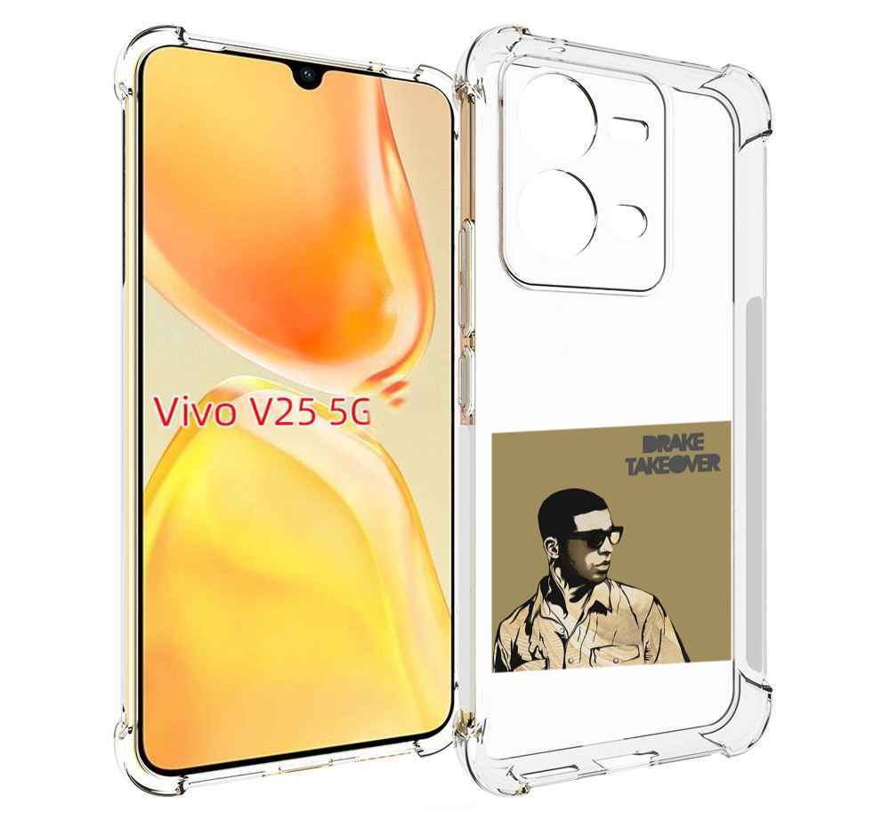 

Чехол MyPads Drake - Takeover для Vivo V25 5G / V25e, Прозрачный, Tocco