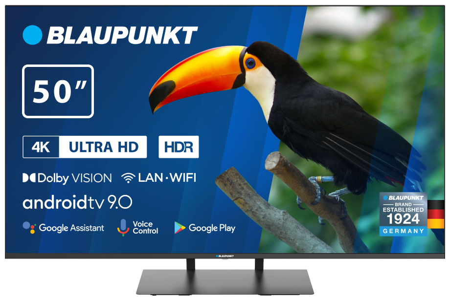 фото 4к ultra hd smart телевизор blaupunkt 50ub7000t 50"