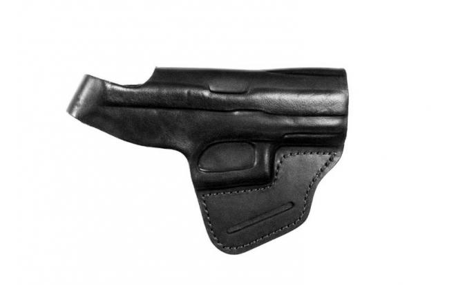 фото Кобура holster поясная для glock-19, модель a (черный, кожа)