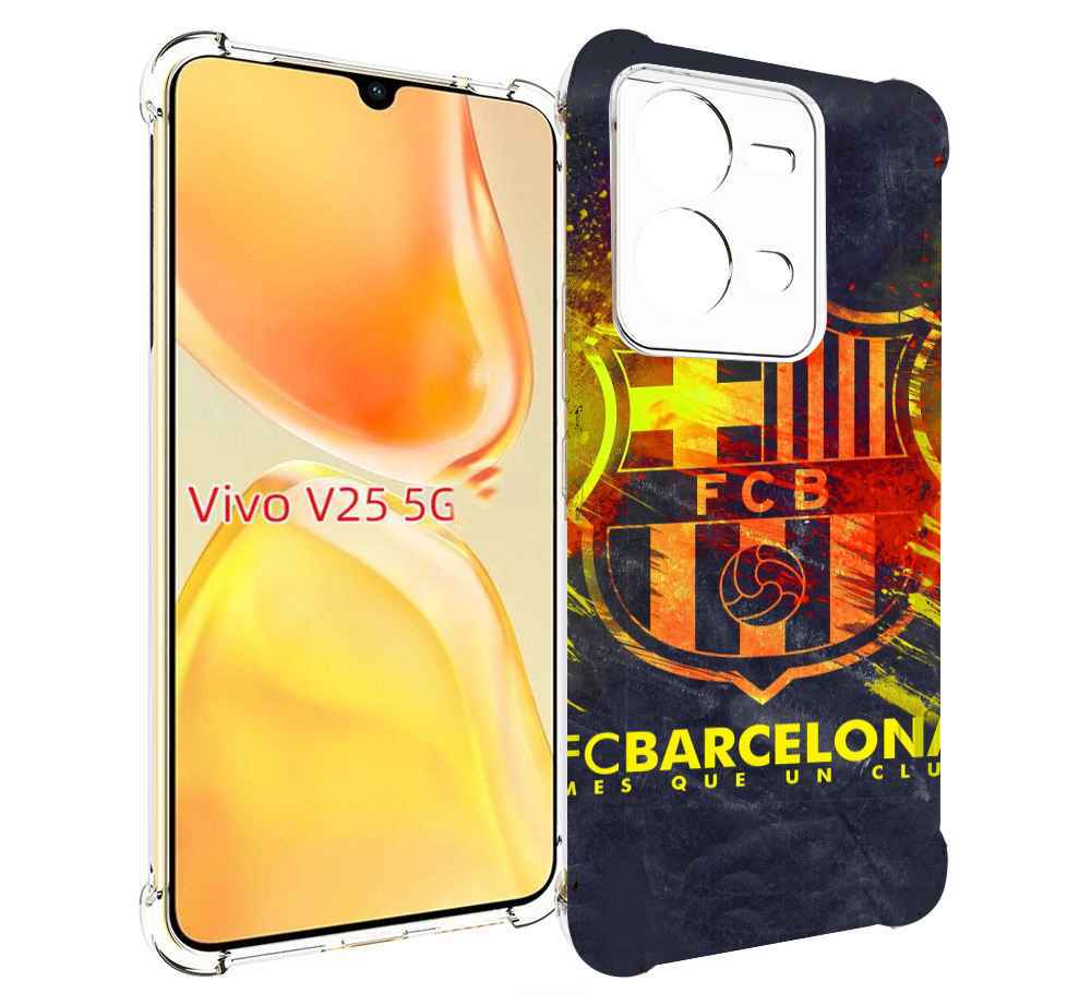 

Чехол MyPads FC-Barcelona-Wallpaper-3 для Vivo V25 5G / V25e, Прозрачный, Tocco