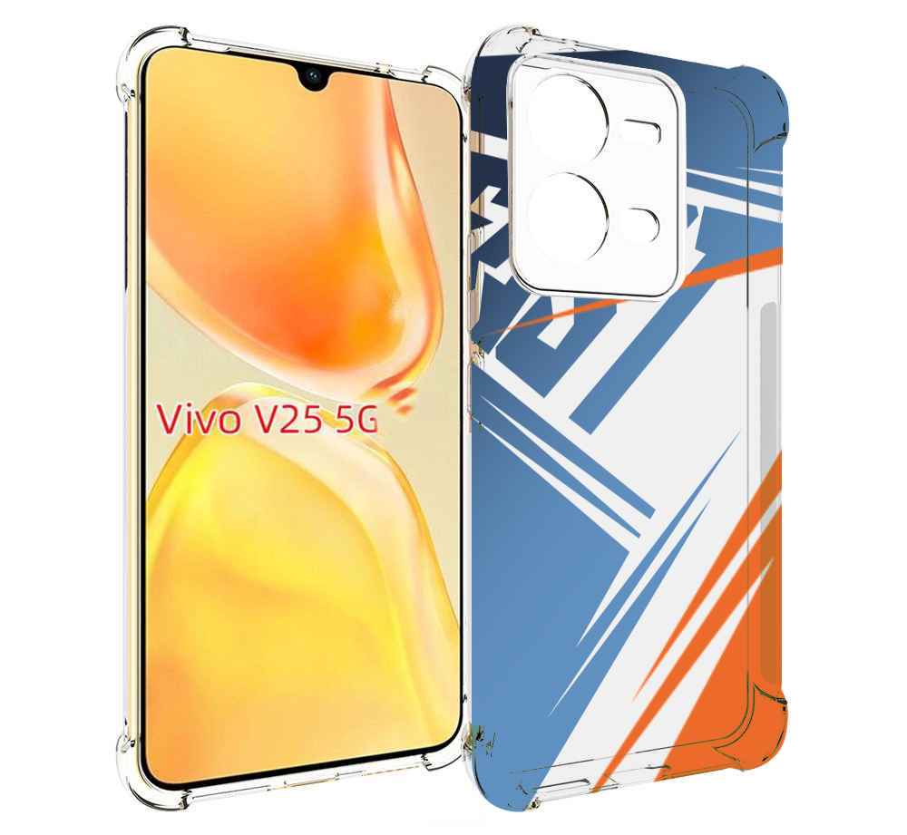 

Чехол MyPads Fast для Vivo V25 5G / V25e, Прозрачный, Tocco