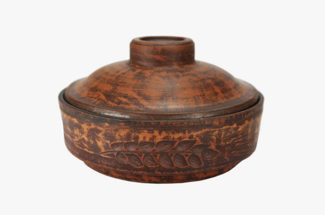 

Блюдо для запекания/Кокотница с крышкой "Колос", Коричневый