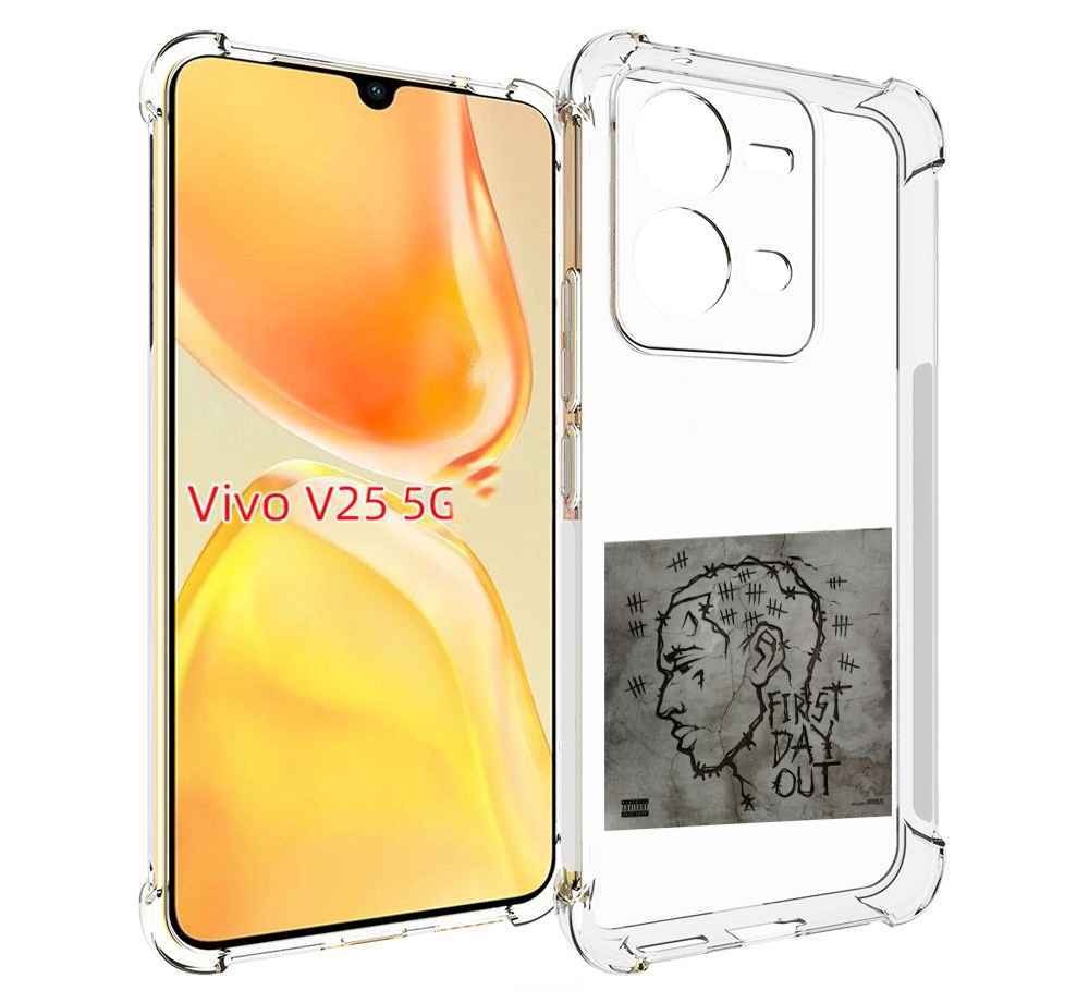 

Чехол MyPads First Day Out для Vivo V25 5G / V25e, Прозрачный, Tocco