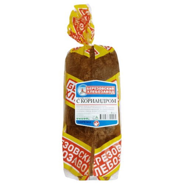 

Булочное изделие Березовский хлебозавод Пшенично-ржаное с кориандром 500 г, Пшенично-ржаное