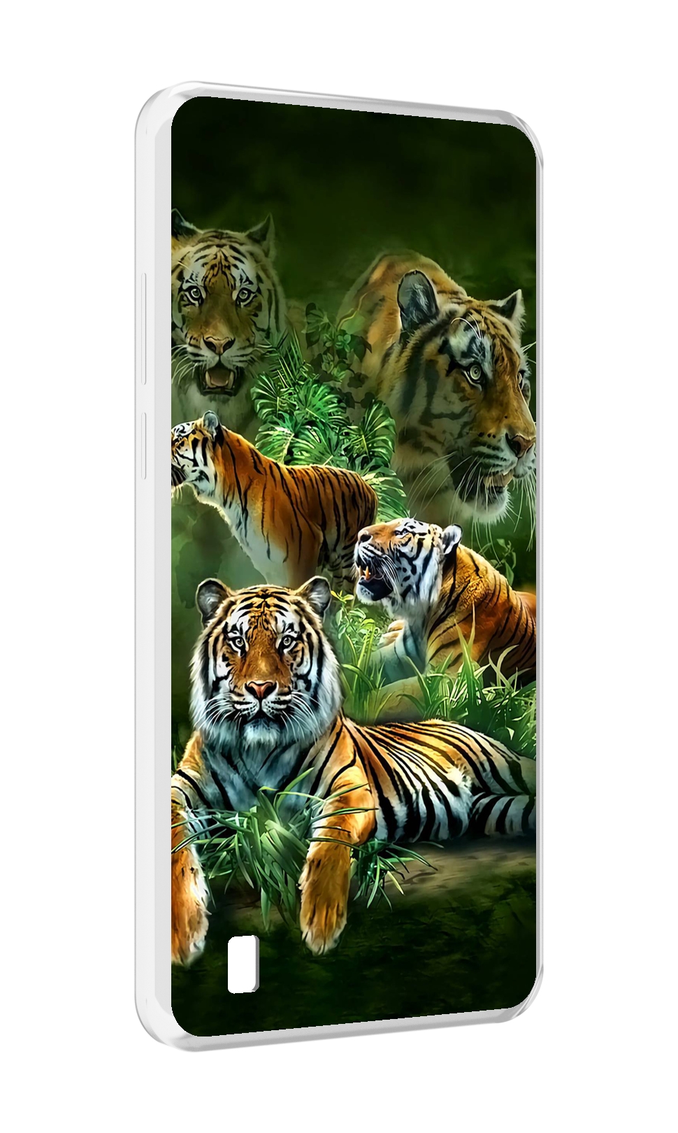 

Чехол MyPads Тигры для Blackview A55, Прозрачный, Tocco