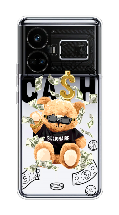 

Чехол на Realme GT5 "Big cash", Черный;серый;бежевый, 2515050-1