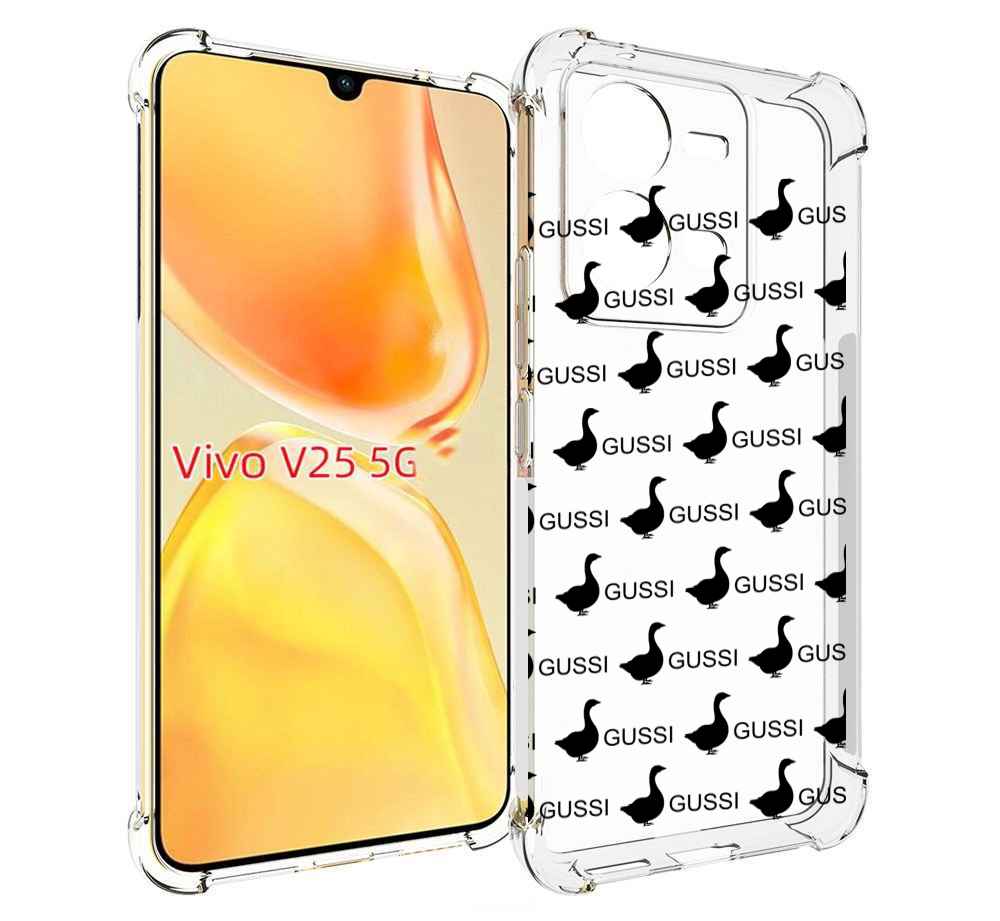 

Чехол MyPads GUSSI для Vivo V25 5G / V25e, Прозрачный, Tocco