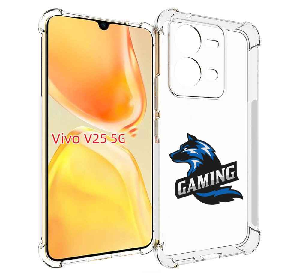 

Чехол MyPads Gaming мужской для Vivo V25 5G / V25e, Прозрачный, Tocco