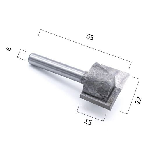 Фреза фасонная прямая для выравнивания поверхности DJTOL NQD622 для станка ЧПУ