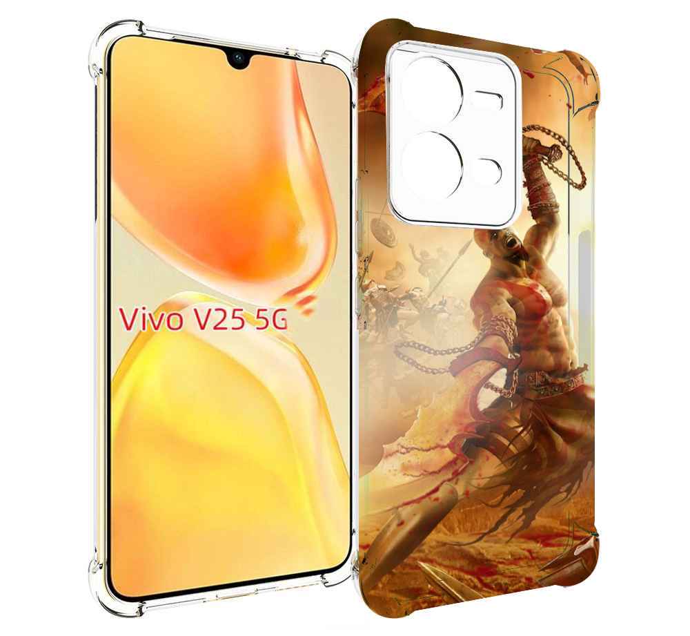 

Чехол MyPads God Of War III для Vivo V25 5G / V25e, Прозрачный, Tocco