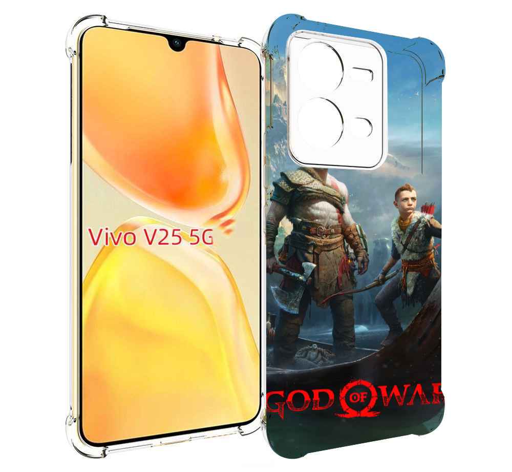 

Чехол MyPads God Of War Кратос Атрей для Vivo V25 5G / V25e, Прозрачный, Tocco