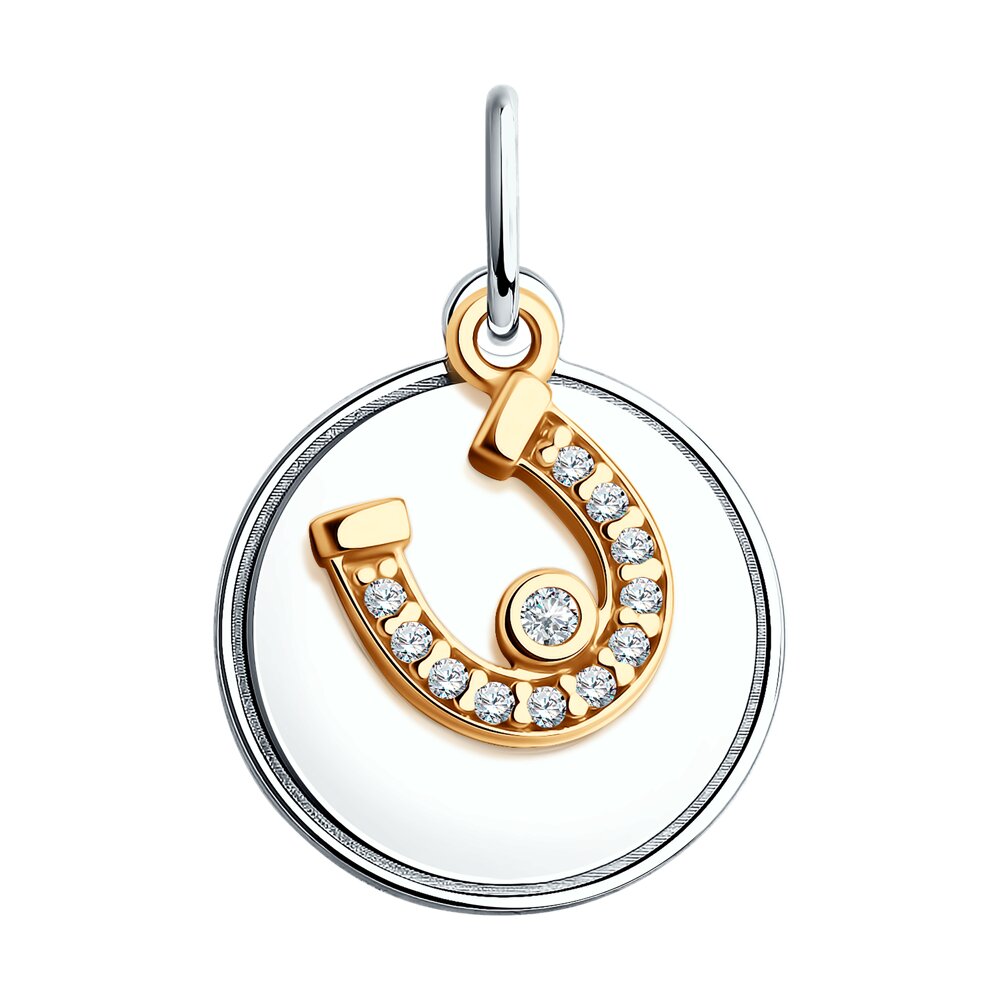 

Подвеска из серебра Diamant 94-130-02104-2, фианит, 94-130-02104-2