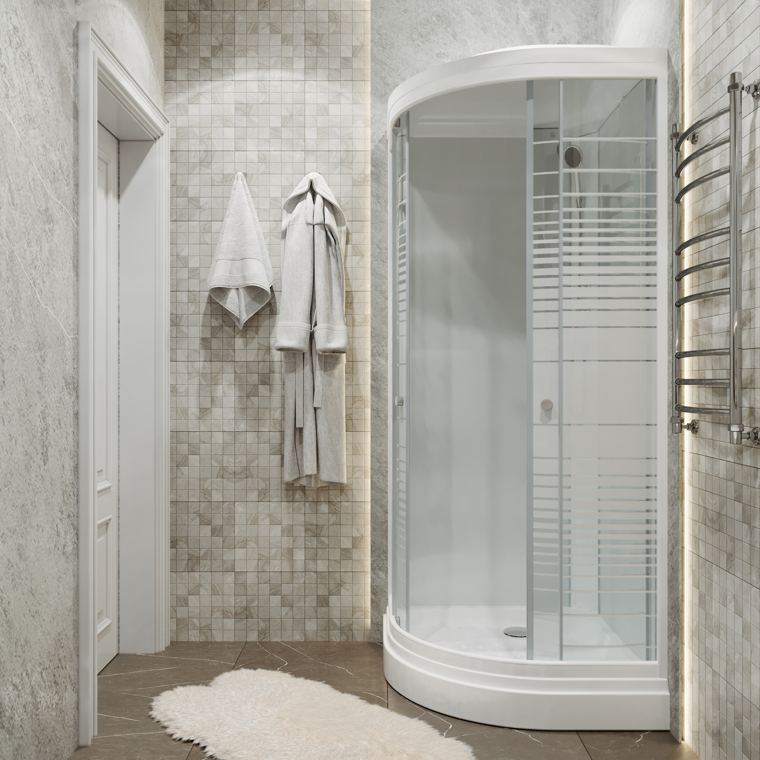 

Triton Душевая кабина Triton Стандарт 90х90 А ДН4 полосы