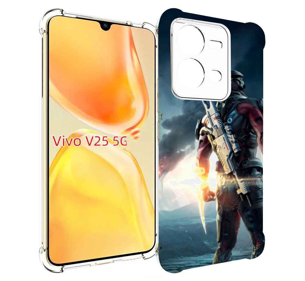 

Чехол MyPads Mass Effect Andromeda Ryder для Vivo V25 5G / V25e, Прозрачный, Tocco