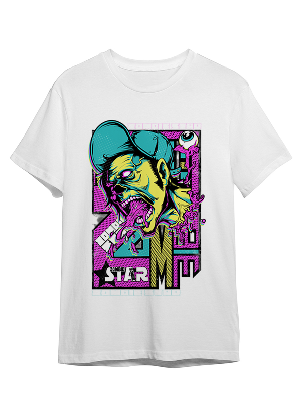 

Футболка унисекс СувенирShop Абстракция "Zombie star / Зомби" 126 белая S (44-46), Белый, Абстракция "Zombie star / Зомби" 126
