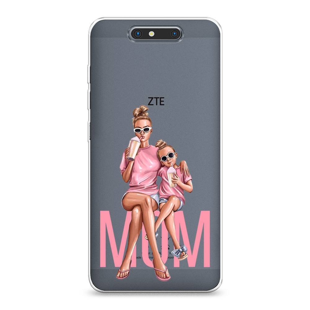 

Чехол Awog на ZTE Blade V8 / ЗТЕ Блэйд V8 "Lovely mom", Разноцветный, 131250-7
