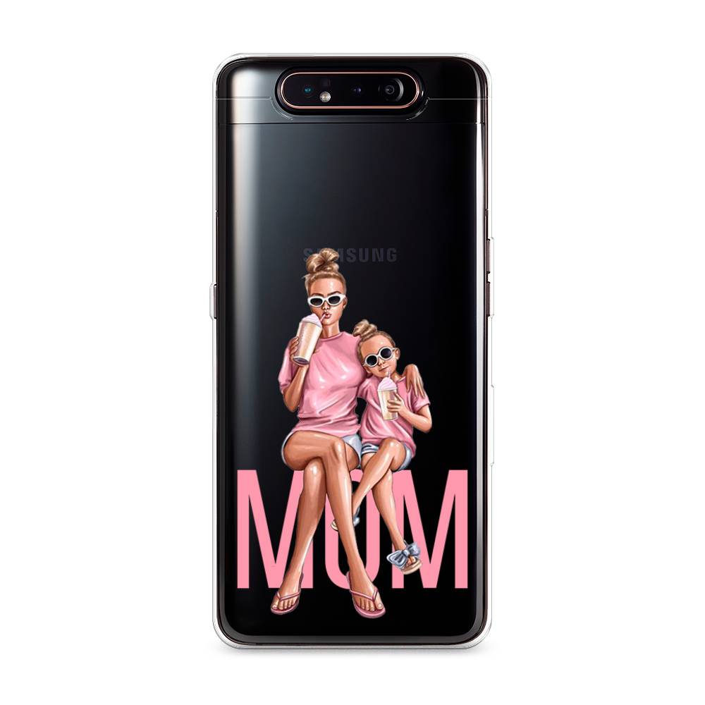

Чехол Awog на Samsung Galaxy A80 "Lovely mom", Разноцветный, 28350-7