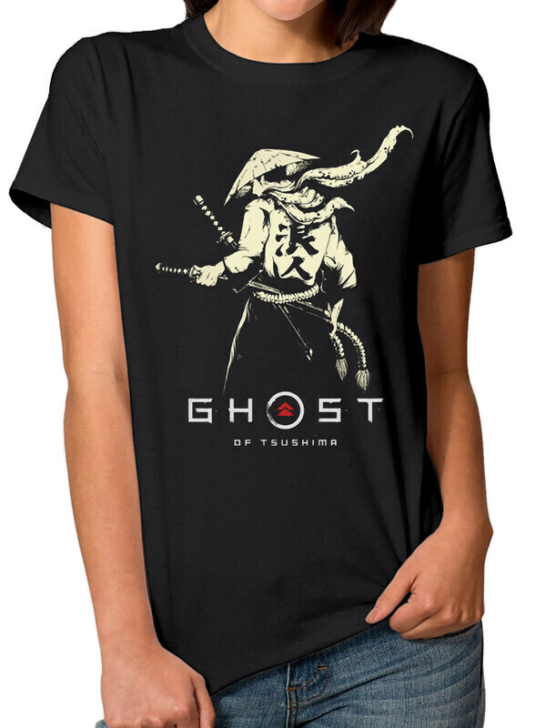 

Футболка женская Dream Shirts Призрак Цусимы - Ghost of Tsushima черная XL, Призрак Цусимы - Ghost of Tsushima