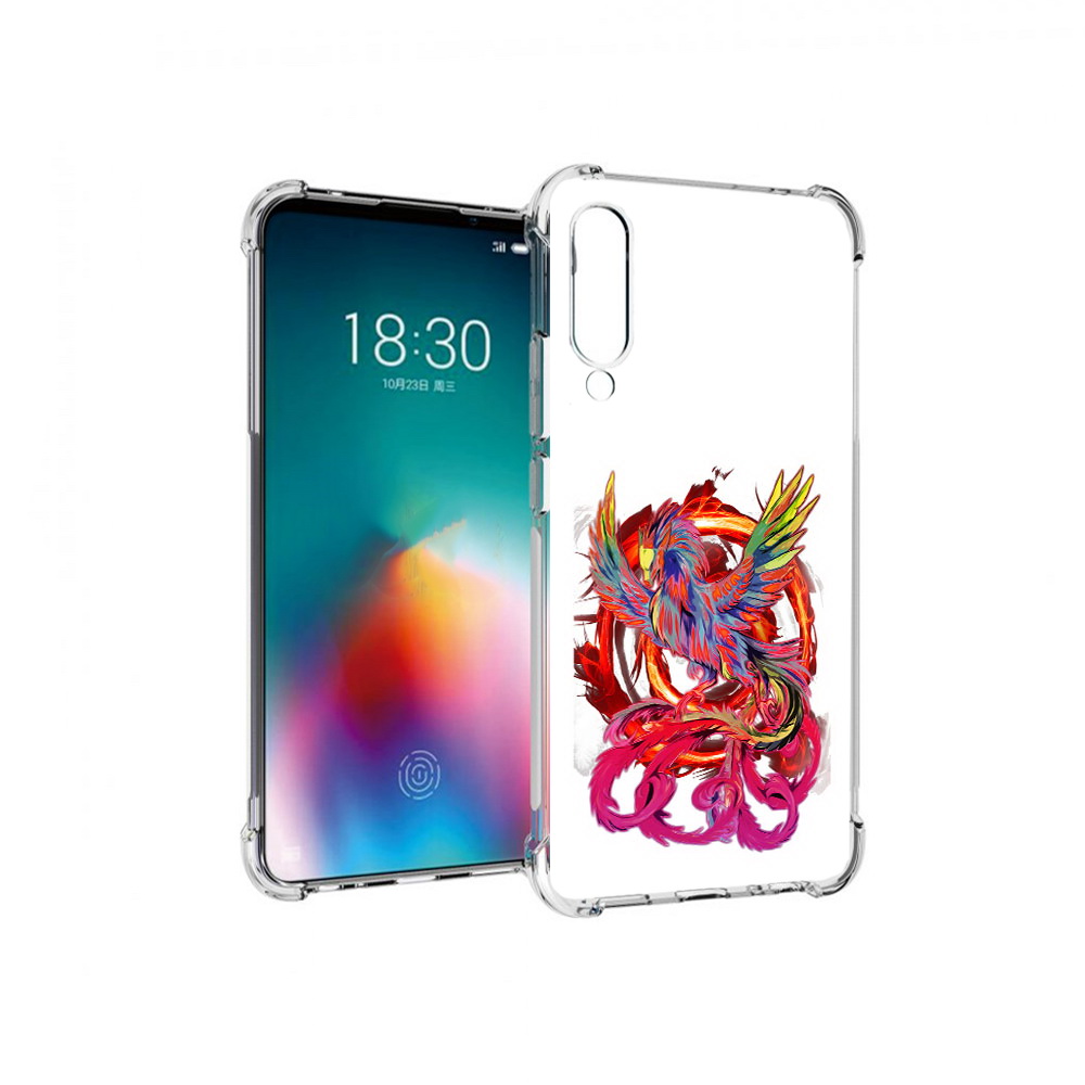 

Чехол MyPads Tocco для Meizu 16T красочный феникс (PT144619.90.414), Прозрачный, Tocco