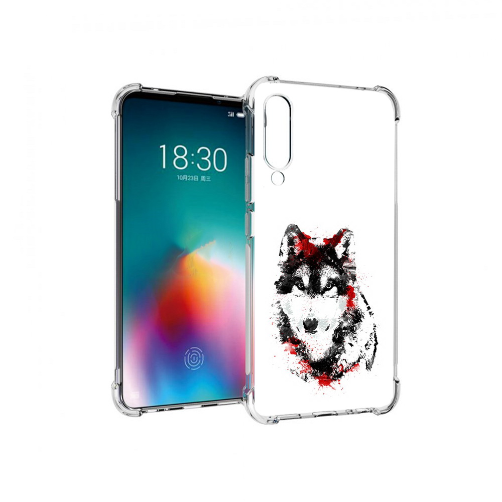 

Чехол MyPads Tocco для Meizu 16T кровавый волк (PT144619.90.416), Прозрачный, Tocco