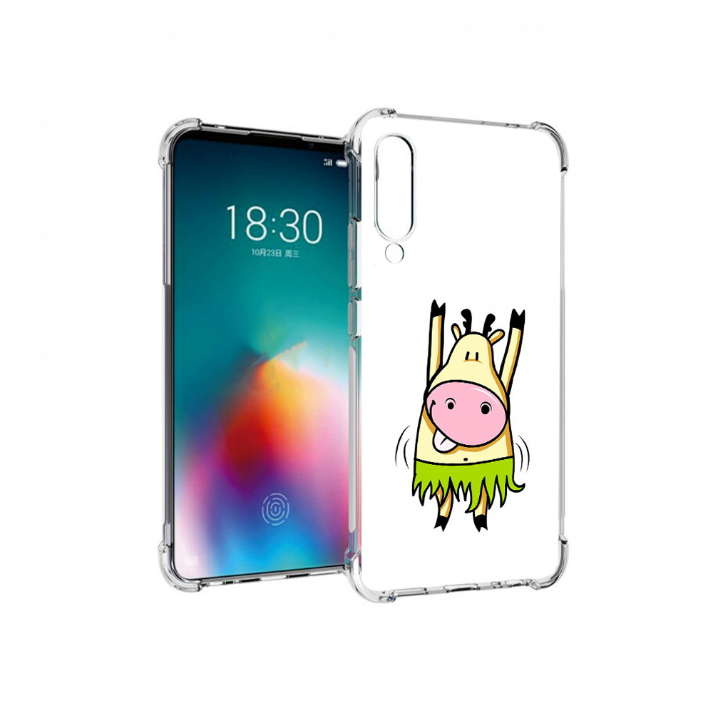 

Чехол MyPads Tocco для Meizu 16T Веселая корова (PT144619.90.42), Прозрачный, Tocco