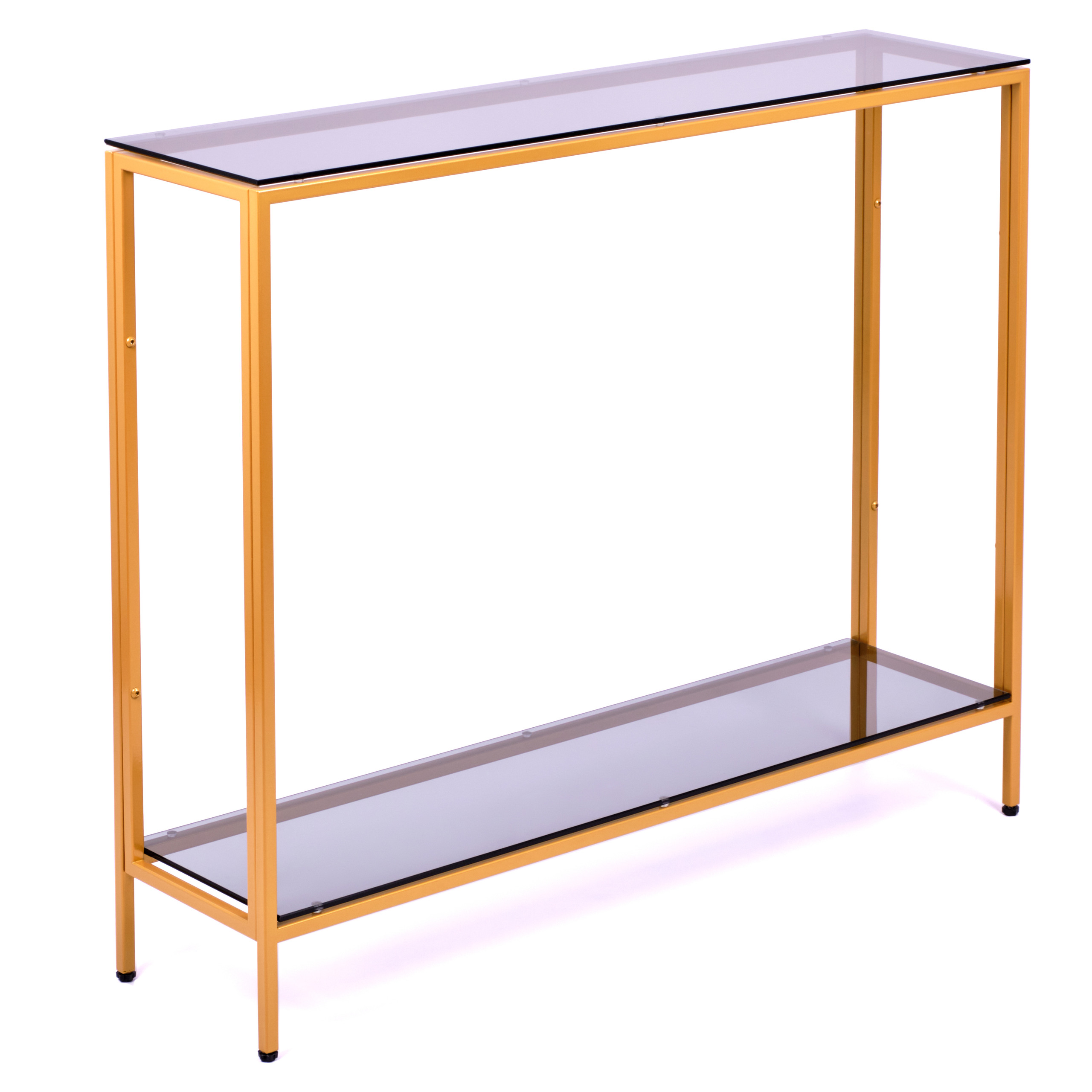 

Консольный стол 1082-CG grey золотой AllConsoles 100x25x80, 1082