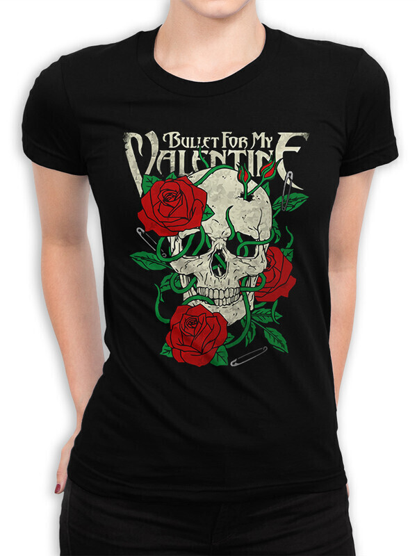 фото Футболка женская dream shirts bullet for my valentine 10009891 черная m