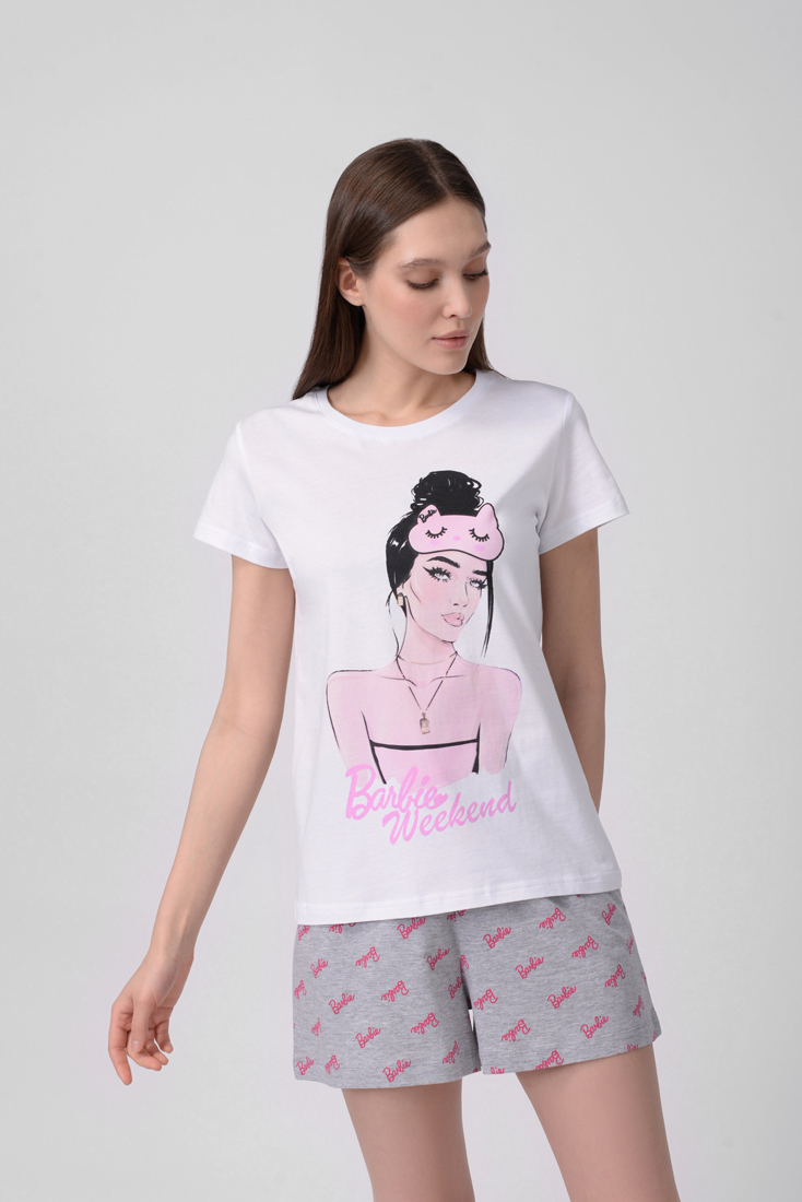 

Футболка женская Modis M202U00103V788F04 белая 44 RU, M202U00103