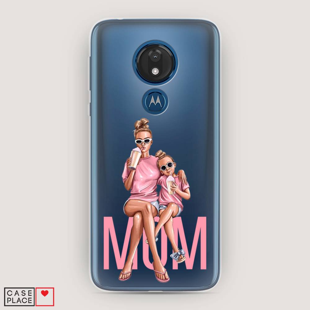 

Чехол Awog на Motorola Moto G7 / Моторола Мото G7 "Lovely mom", Разноцветный, 241150-7