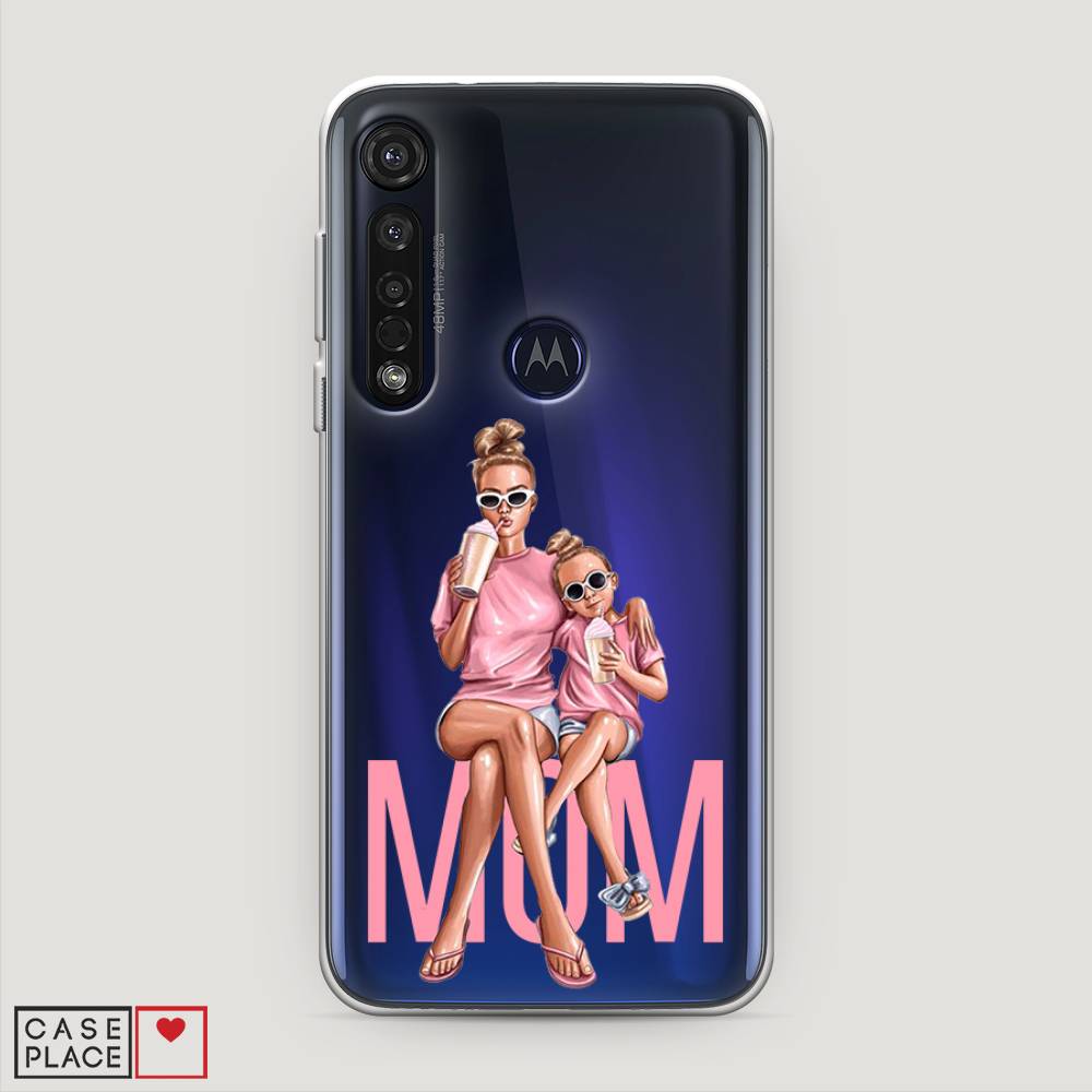 

Чехол Awog на Motorola Moto G8 Plus "Lovely mom", Разноцветный, 241450-7