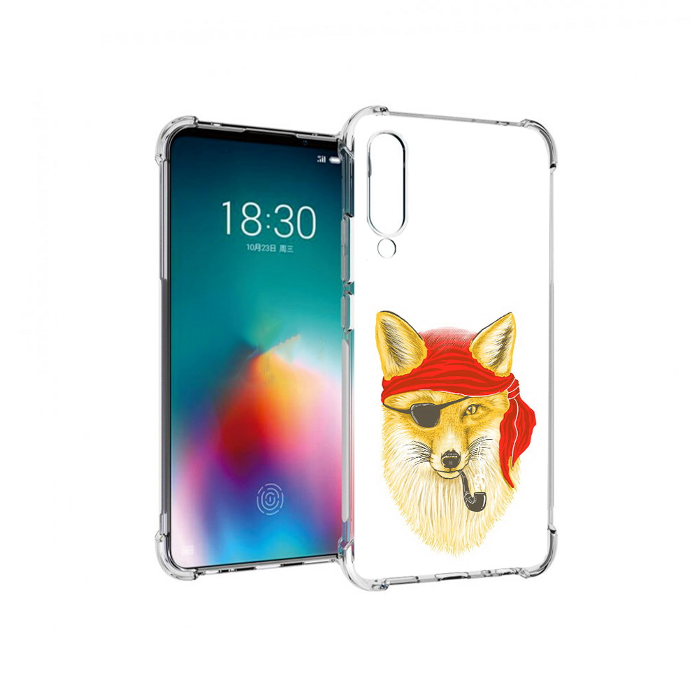 

Чехол MyPads Tocco для Meizu 16T лиса-пират (PT144619.90.440), Прозрачный, Tocco
