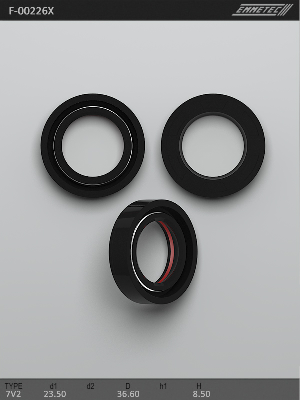

Сальник рулевой рейки EMMETEC 23.5x36.6x8.5 (7V1) F-00226X, F-00226X, F00226X