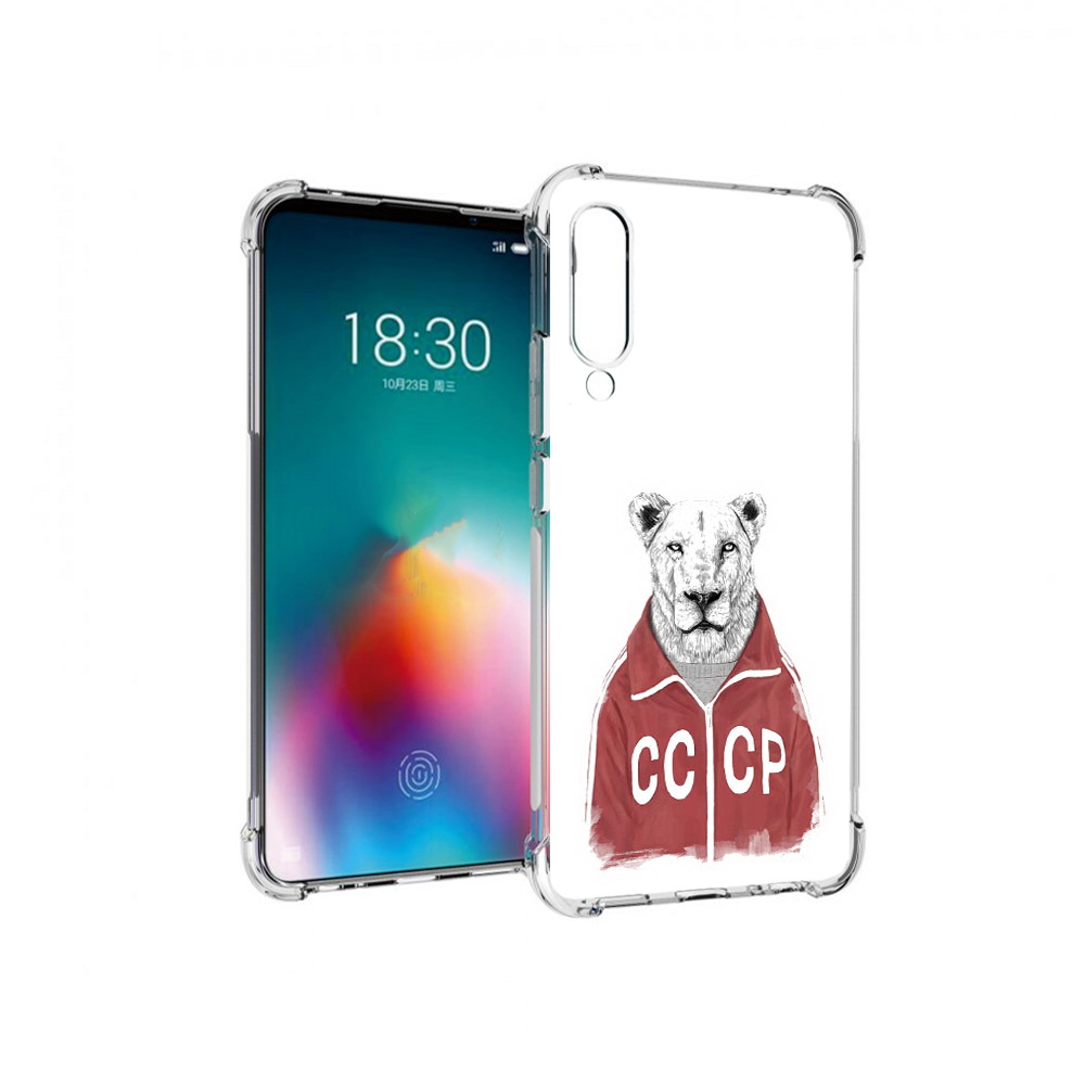 

Чехол MyPads Tocco для Meizu 16T львица ссср (PT144619.90.450), Прозрачный, Tocco