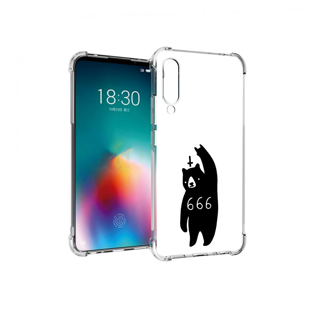 

Чехол MyPads Tocco для Meizu 16T медведь 666 (PT144619.90.462), Прозрачный, Tocco
