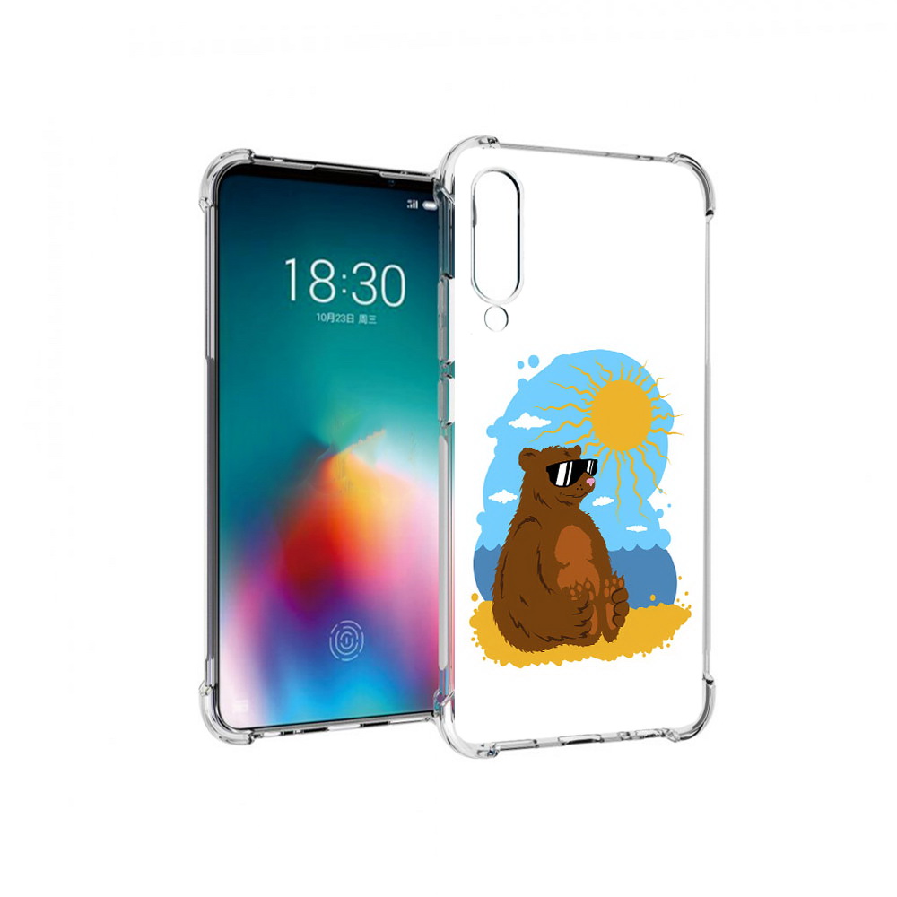 

Чехол MyPads Tocco для Meizu 16T медведь на чиле (PT144619.90.468), Прозрачный, Tocco