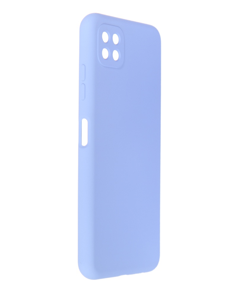 фото Чехол pero для samsung galaxy a22s liquid silicone light blue pcls-0075-lb