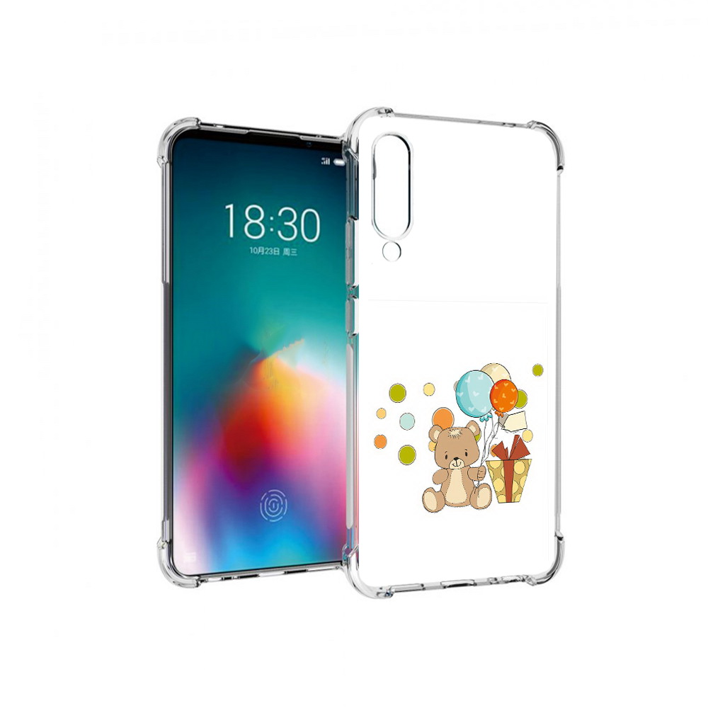 

Чехол MyPads Tocco для Meizu 16T медвеженок с подарком (PT144619.90.470), Прозрачный, Tocco