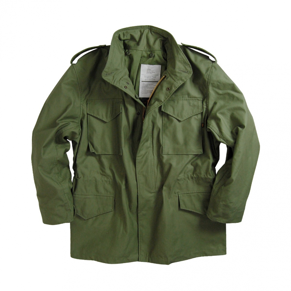 фото Куртка alpha industries m-65 field jacket olive цв.зеленый xl