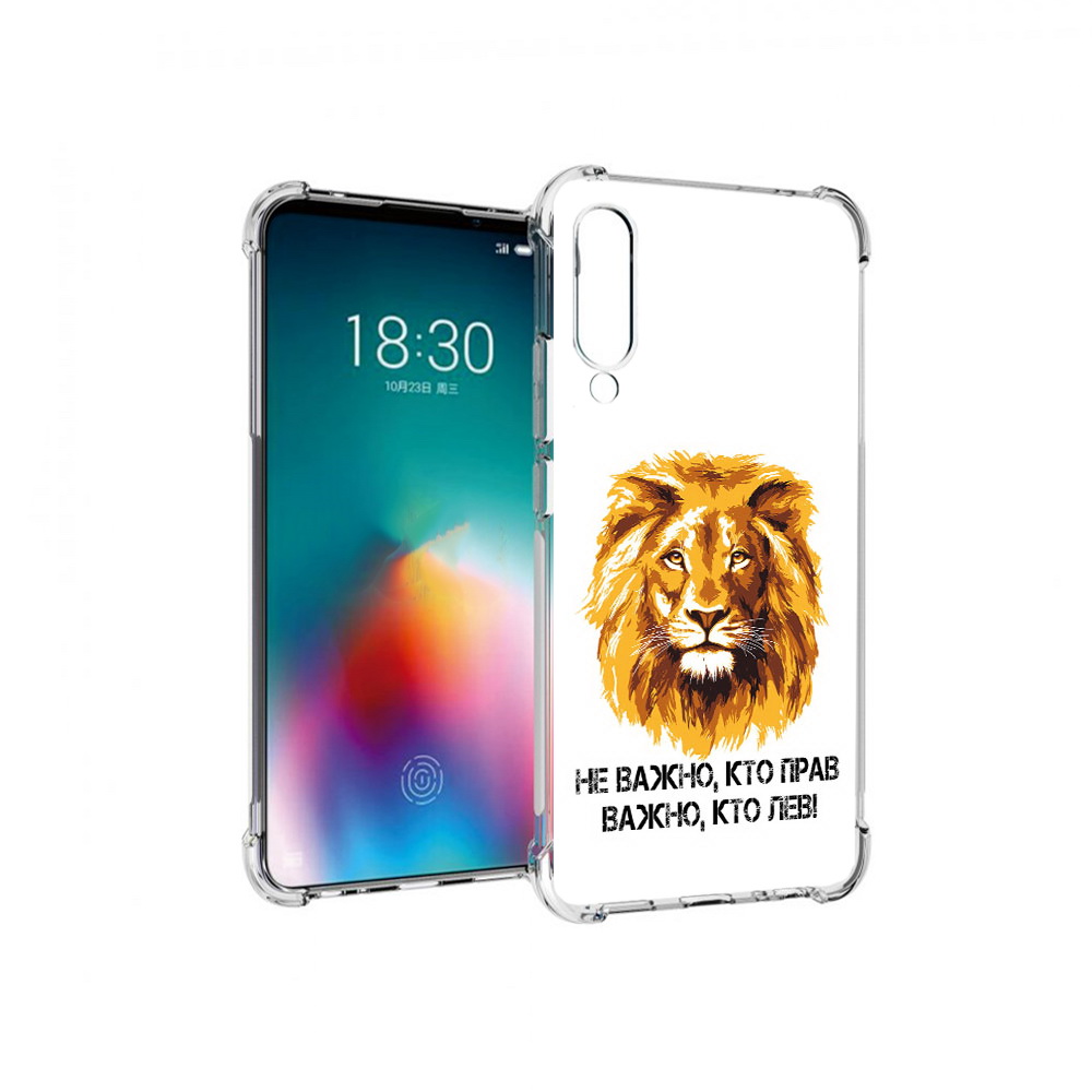 

Чехол MyPads Tocco для Meizu 16T мудрый лев (PT144619.90.486), Прозрачный, Tocco