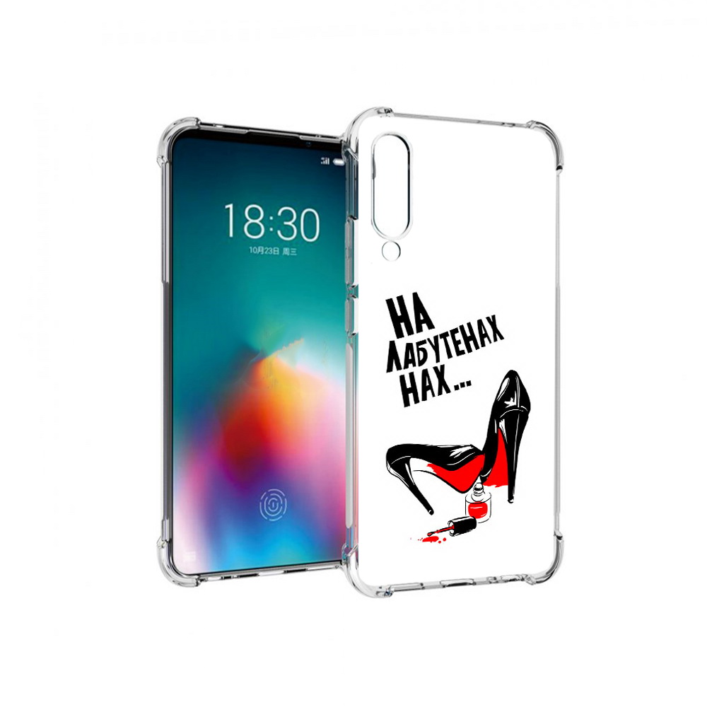 

Чехол MyPads Tocco для Meizu 16T на лабутенах (PT144619.90.493), Прозрачный, Tocco
