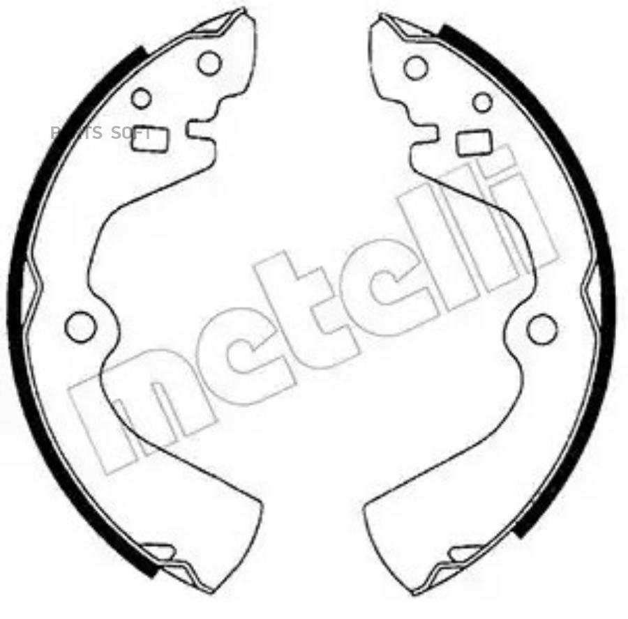 

Бараб Тормоз Колодок Metelli 530277