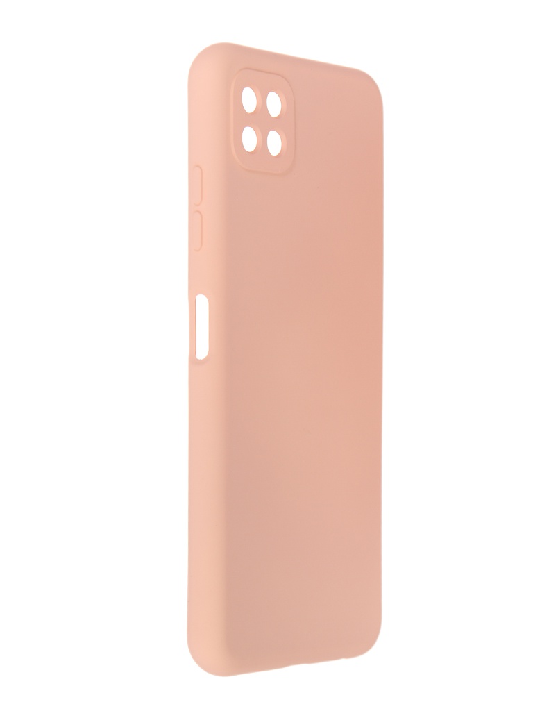 фото Чехол pero для samsung galaxy a22s liquid silicone light pink pcls-0075-pk