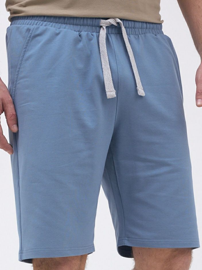Трикотажные шорты мужские Jonquil 107Ш08 голубые XL