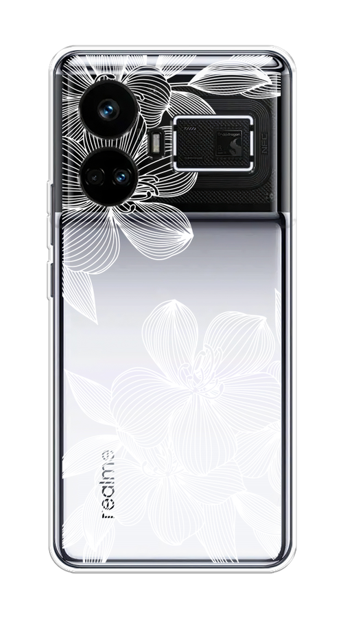 

Чехол на Realme GT5 "Крокус", Белый;прозрачный, 2515050-1