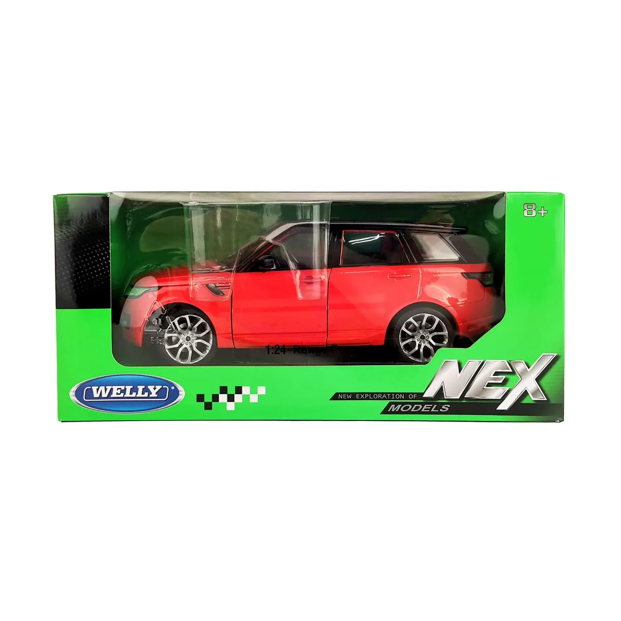 Машинка Welly Range Rover Sport 1:24 оранжевая 24059W