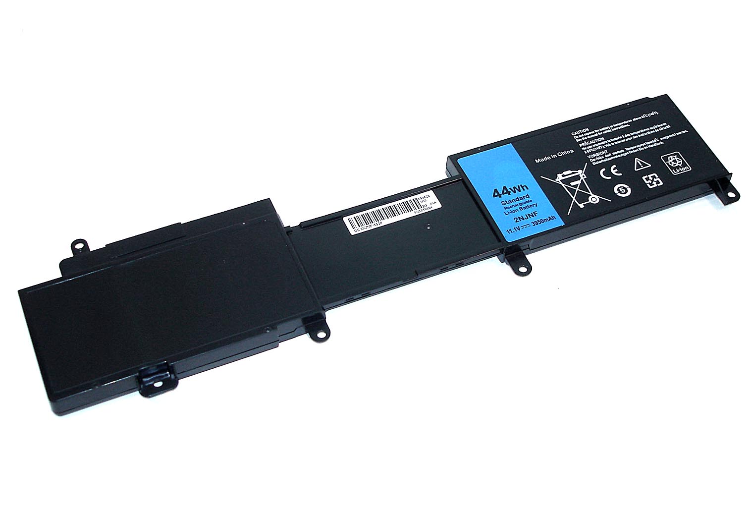 Аккумуляторная батарея для ноутбука Dell 2NJNF-3S2P 11.1V 44Wh черная OEM